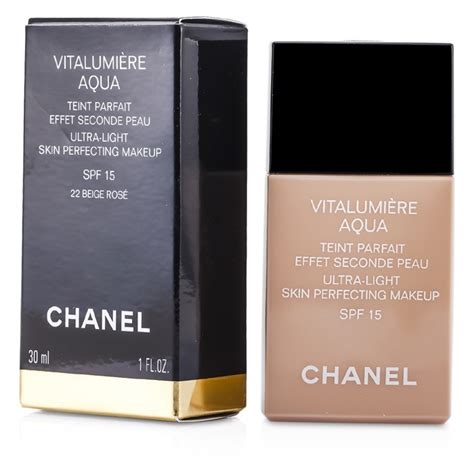 chanel vitalumiere aqua pret sephora|Chanel vitalumiere aqua beige rose.